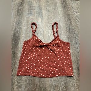 Red Polkadot Summer Tank